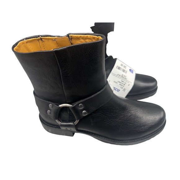 New! Frye Boots Veronica Flex Harness Boot Black Leather Women's 9.5 - Picture 3 of 9